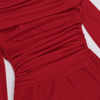 Flame Kissed Dress-Red