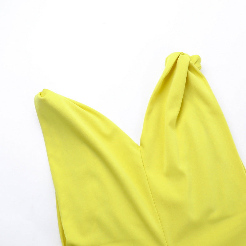 Barbieland Dress-Yellow