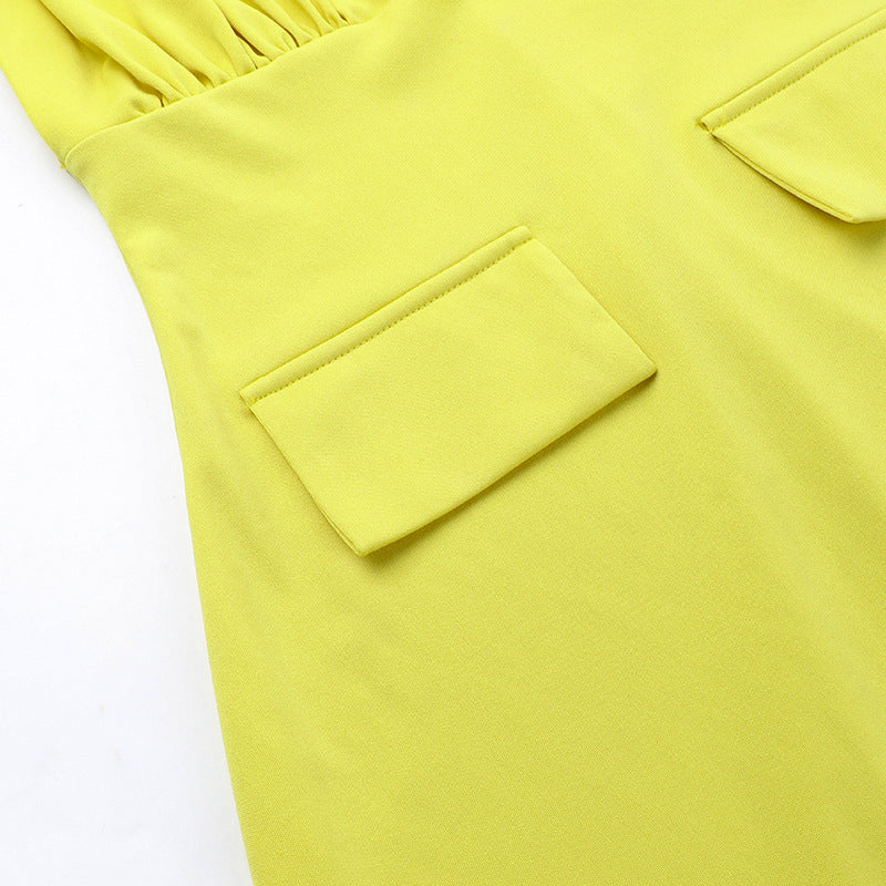 Barbieland Dress-Yellow