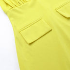Barbieland Dress-Yellow