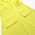 Barbieland Dress-Yellow