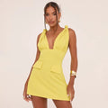 Barbieland Dress-Yellow