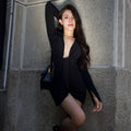 Lisa Mini Dress-Black