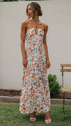 River Maxi Dress - Orange