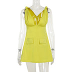 Barbieland Dress-Yellow