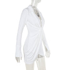 Lisa Mini Dress-White