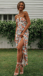 River Maxi Dress - Orange