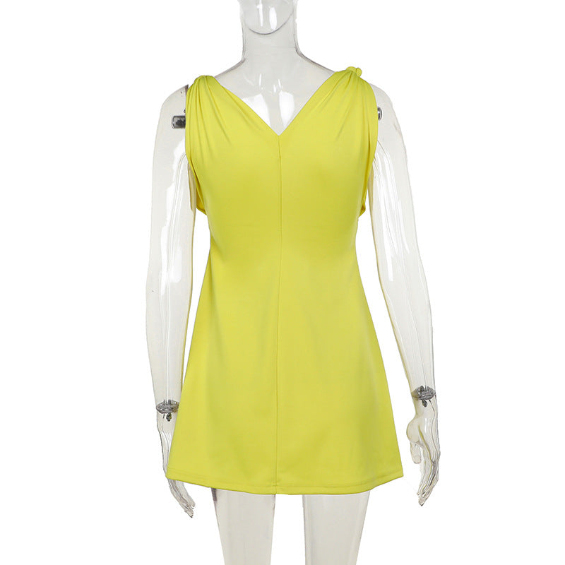 Barbieland Dress-Yellow