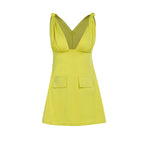 Barbieland Dress-Yellow