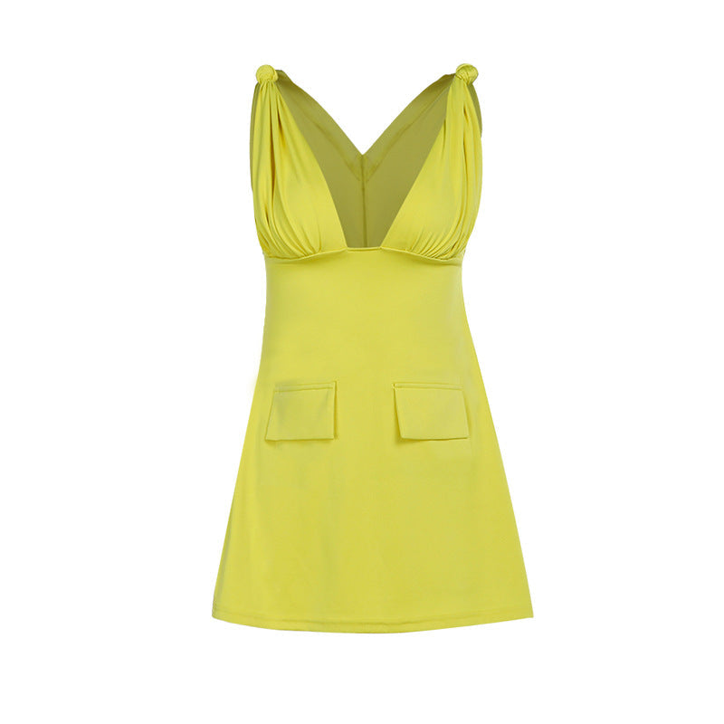 Barbieland Dress-Yellow