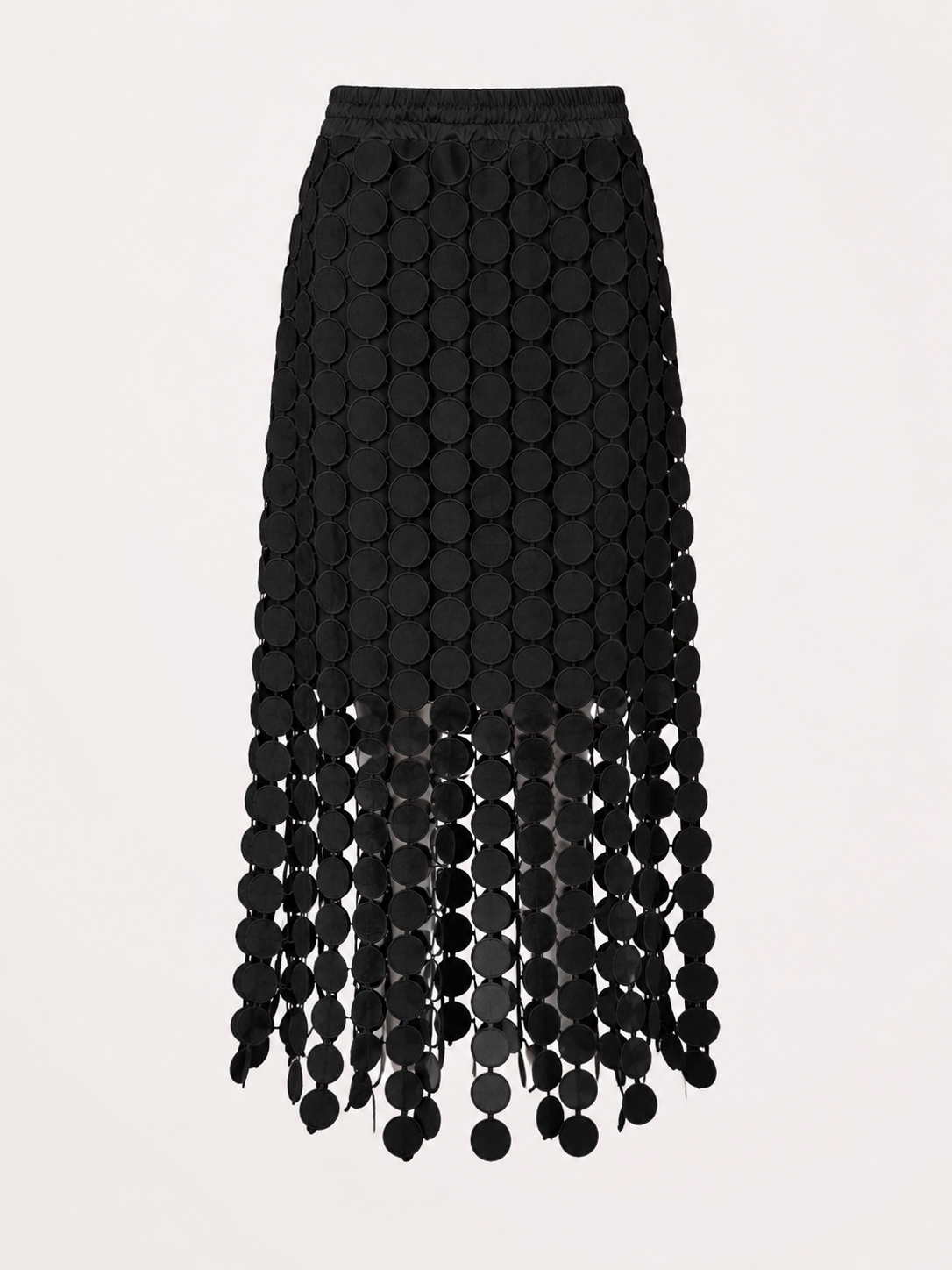 Circle Frill Skirt (Black)
