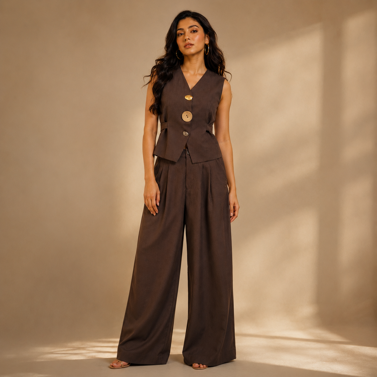 Cocoa Buttons Co-ord set
