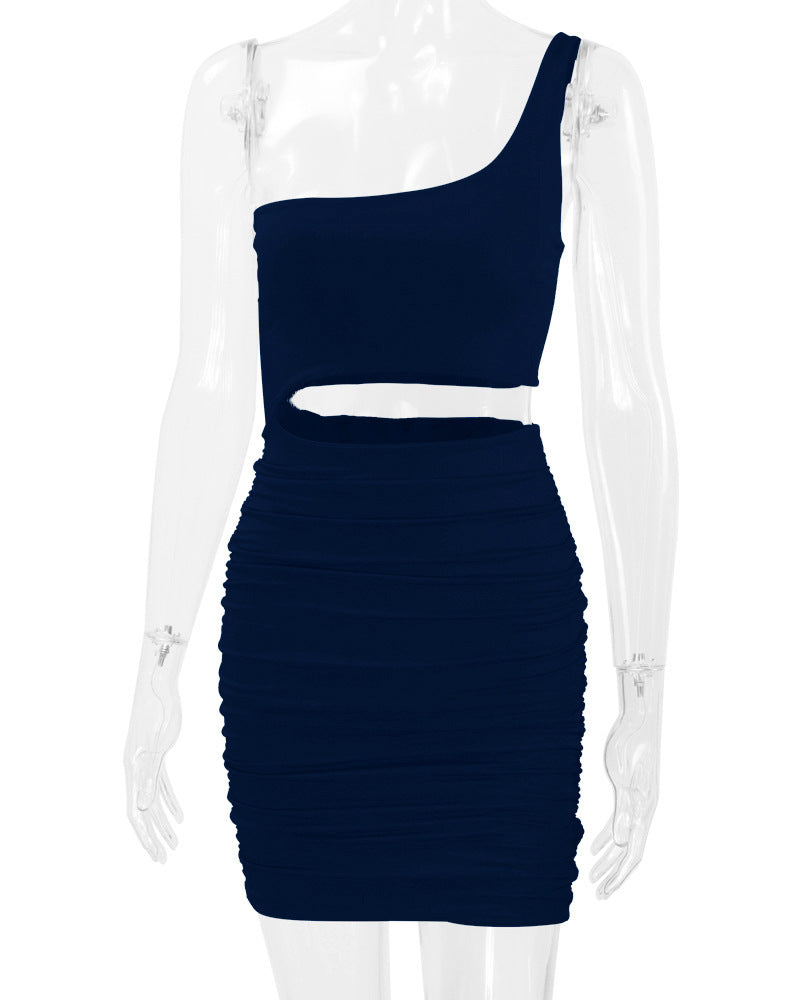Reny Dress - Navy Blue