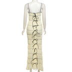 Elida Maxi Dress - Apricot
