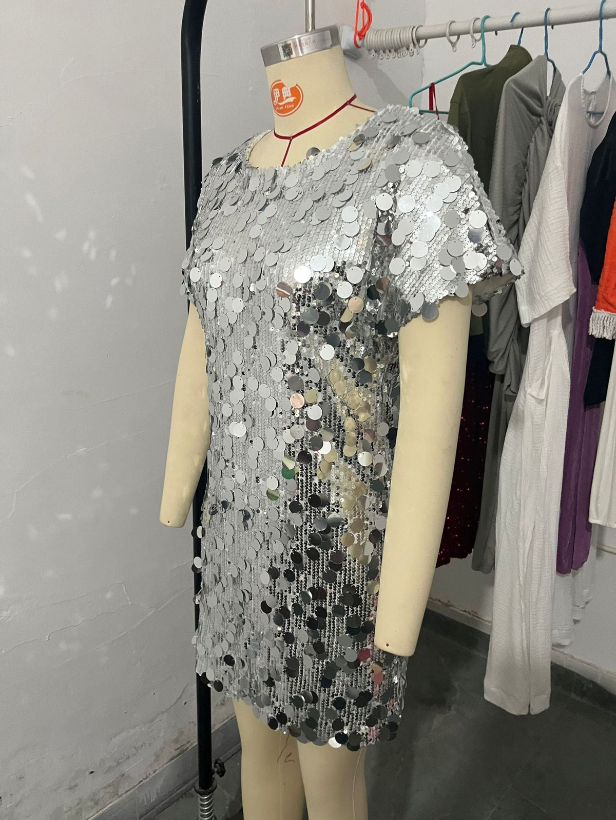 Retro Party Dress - Silver