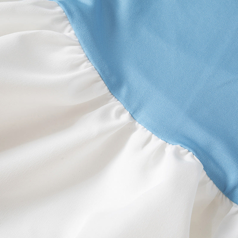 Barney Mini Dress - Blue