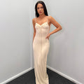 Rowena Dress - Apricot