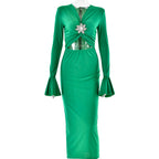 Nadia Dress - Green