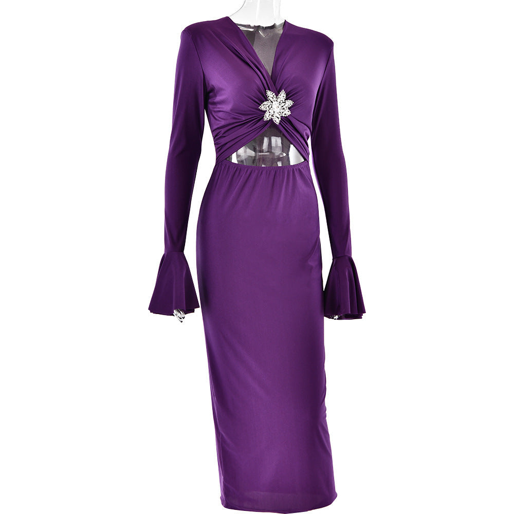 Nadia Dress - Purple