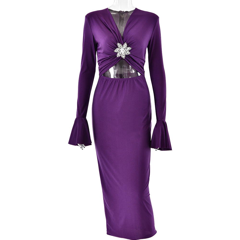 Nadia Dress - Purple