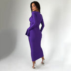 Nadia Dress - Purple