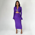 Nadia Dress - Purple