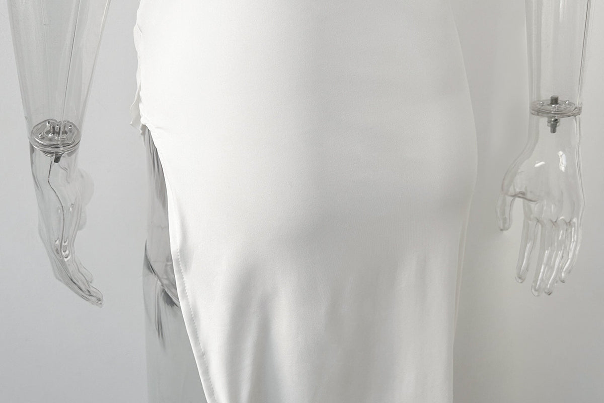 Azrim Maxi Dress - White