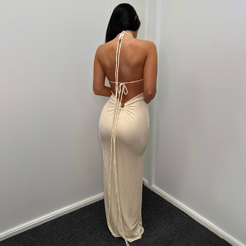 Rowena Dress - Apricot