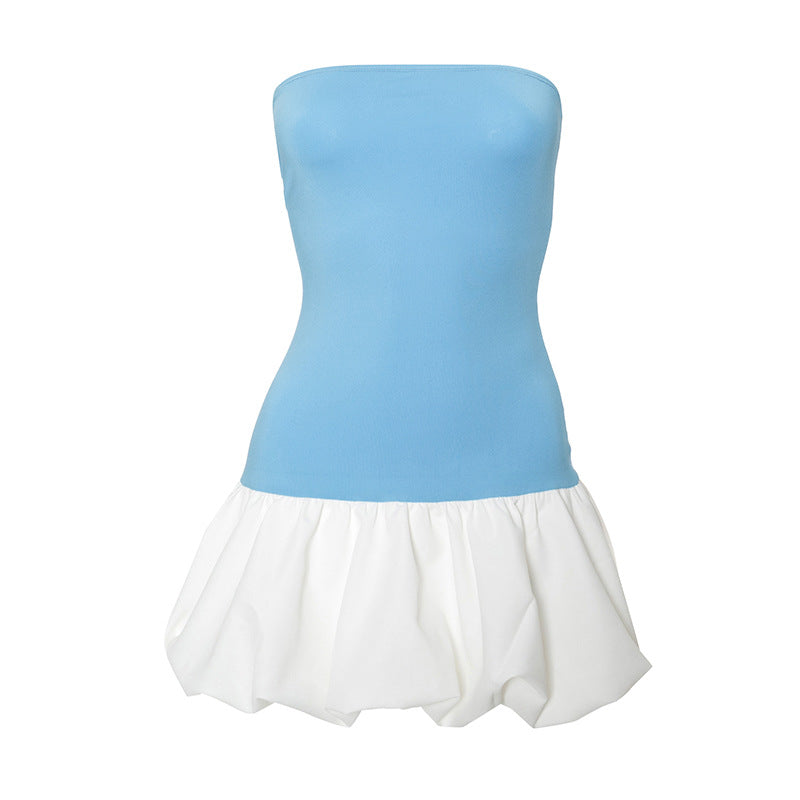 Barney Mini Dress - Blue