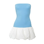 Barney Mini Dress - Blue