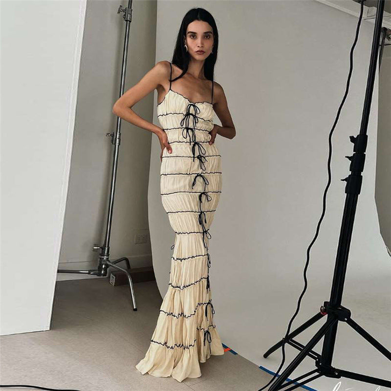 Elida Maxi Dress - Apricot