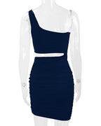 Reny Dress - Navy Blue