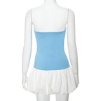Barney Mini Dress - Blue