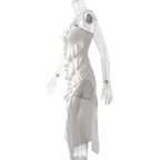 Azrim Maxi Dress - White